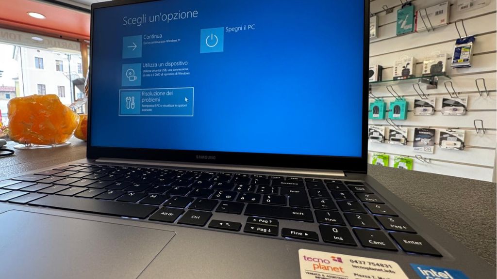 Diagnosi computer in laboratorio